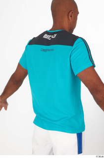 Tiago blue t shirt dressed sports upper body 0007.jpg